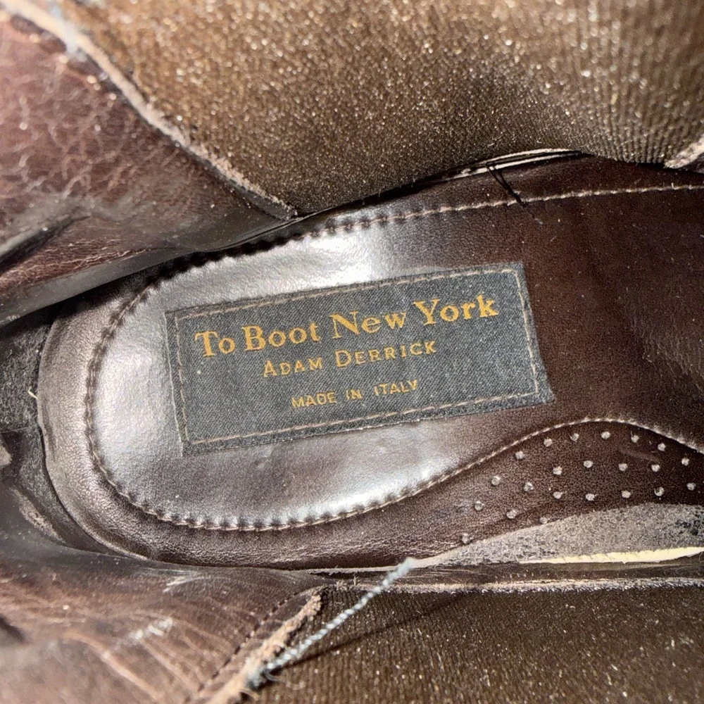To Boot New York Black Leather Men's Ankle Boots